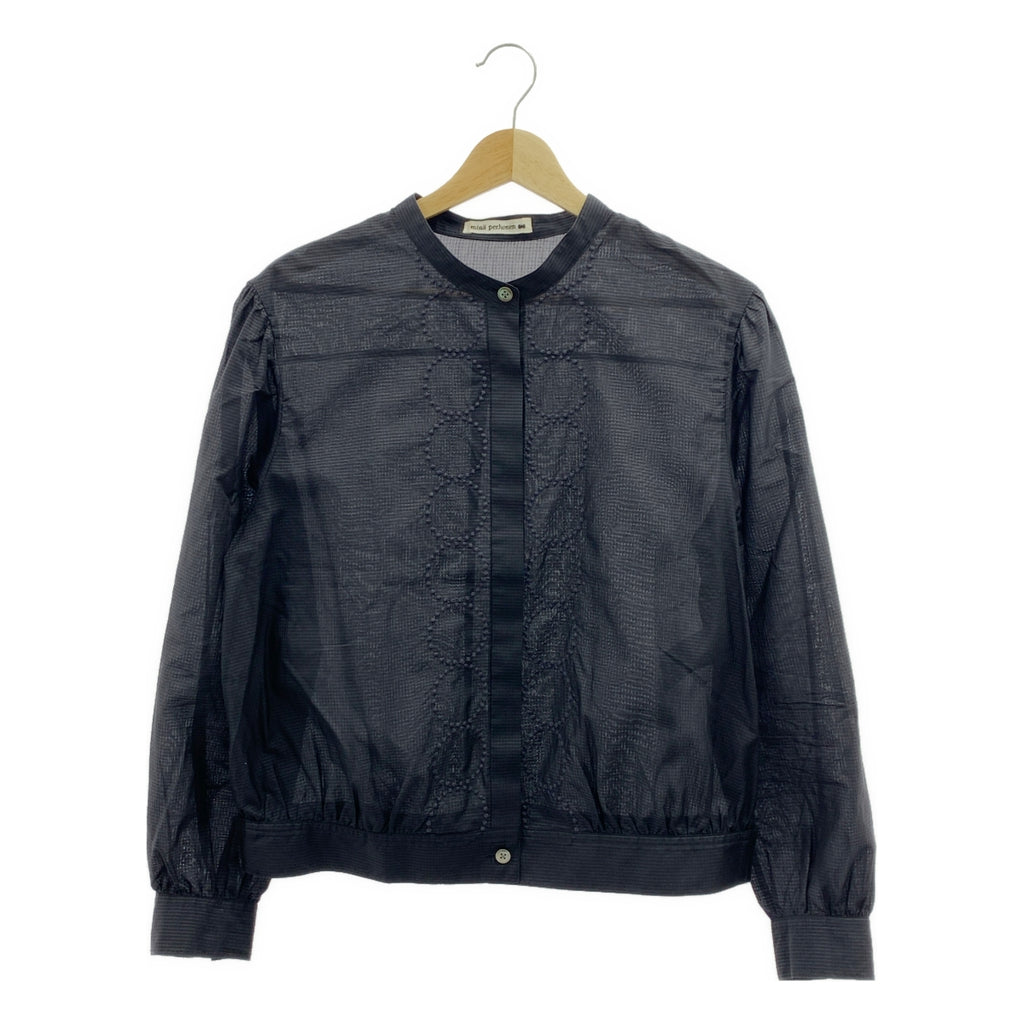 mina perhonen / 미나펠호넨 | tambourine 탬버린 / 코튼 실크 블루존 셔츠 | 40 |