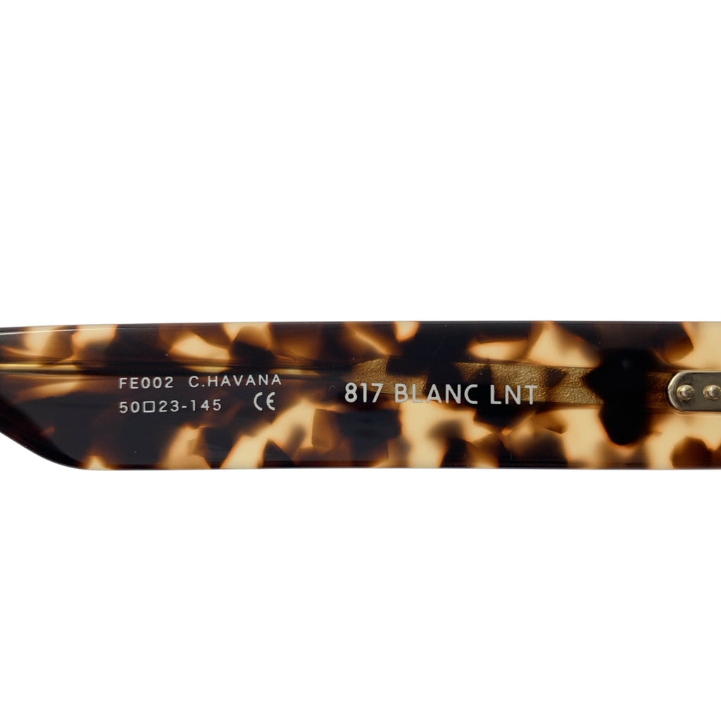 FETICO / Fetico | × 白色橢圓形電視切割太陽眼鏡 | 50□23-145 | 其他