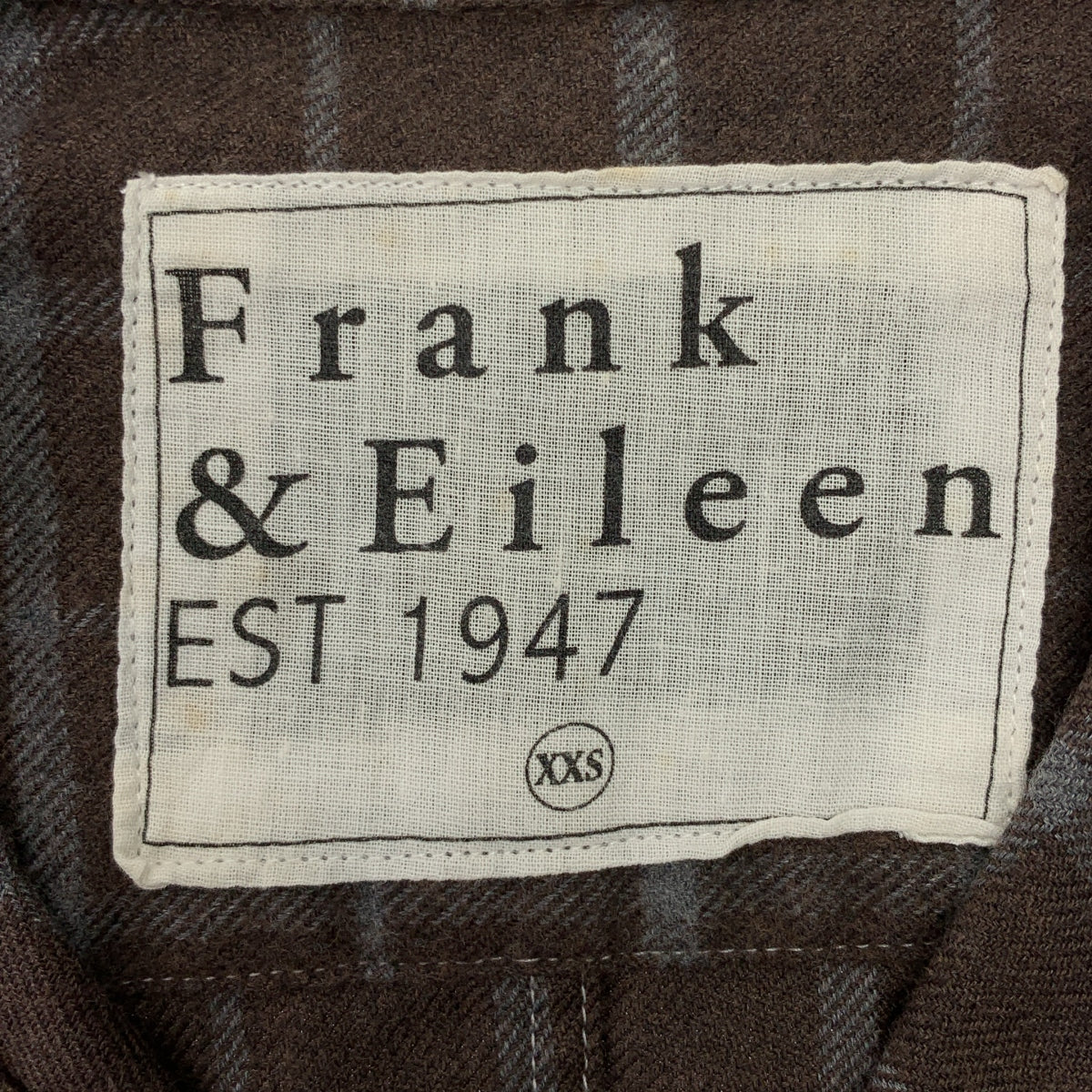 Frank&Eileen / フランクアンドアイリーン | コットンフランネル チェックシャツ | XXS | レディース