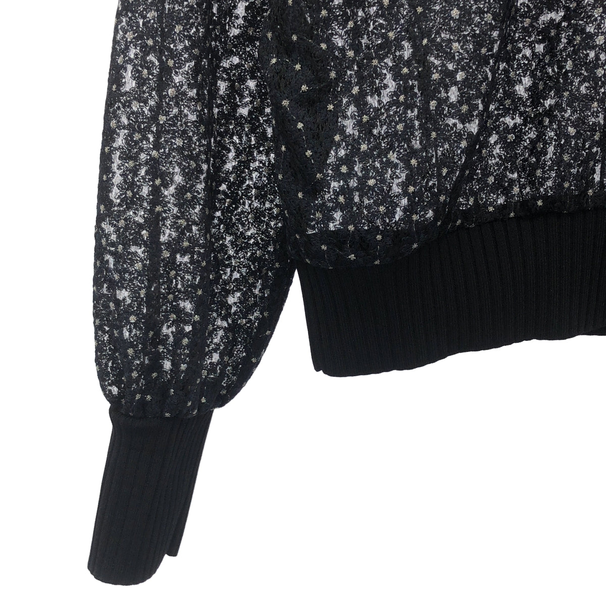 Tomorrowland BALLSEY | 薄紗刺繡蕾絲短款開襟衫 | 尺寸 36 | 女款