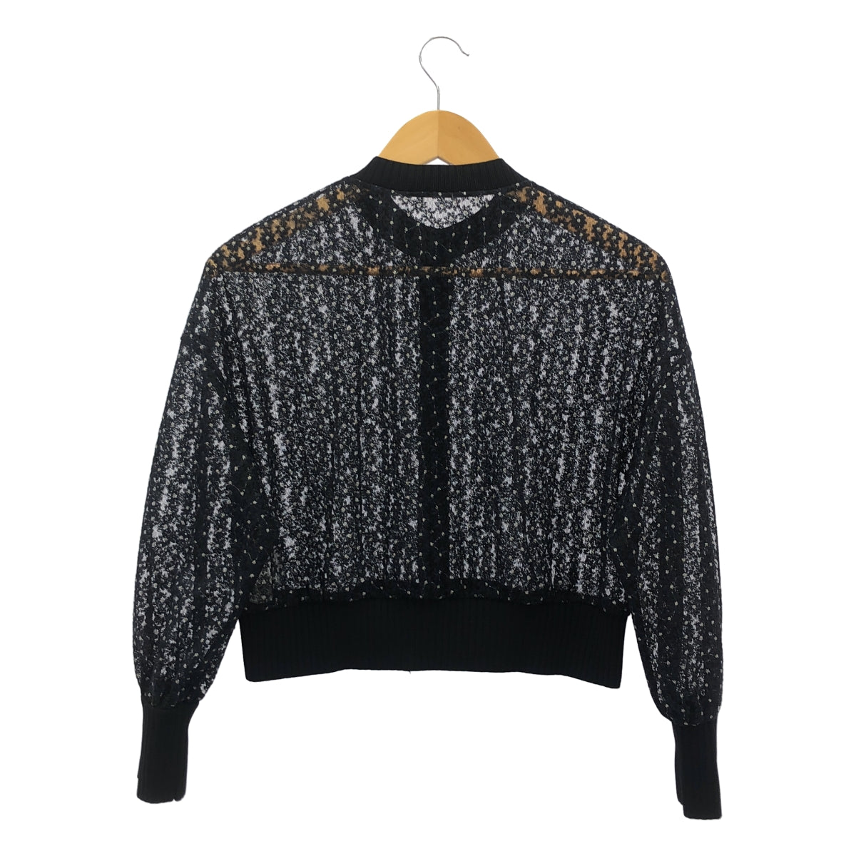 Tomorrowland BALLSEY | 薄紗刺繡蕾絲短款開襟衫 | 尺寸 36 | 女款