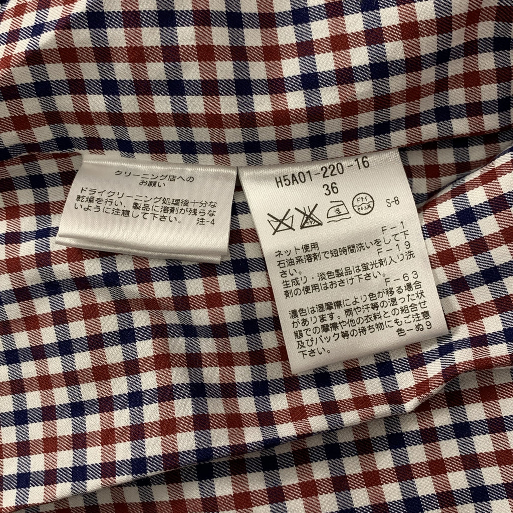 MACKINTOSH PHILOSOPHY / マッキントッシュフィロソフィー | コットン ボンディング ラウンドカラー ダブル コート | 36 | レディース