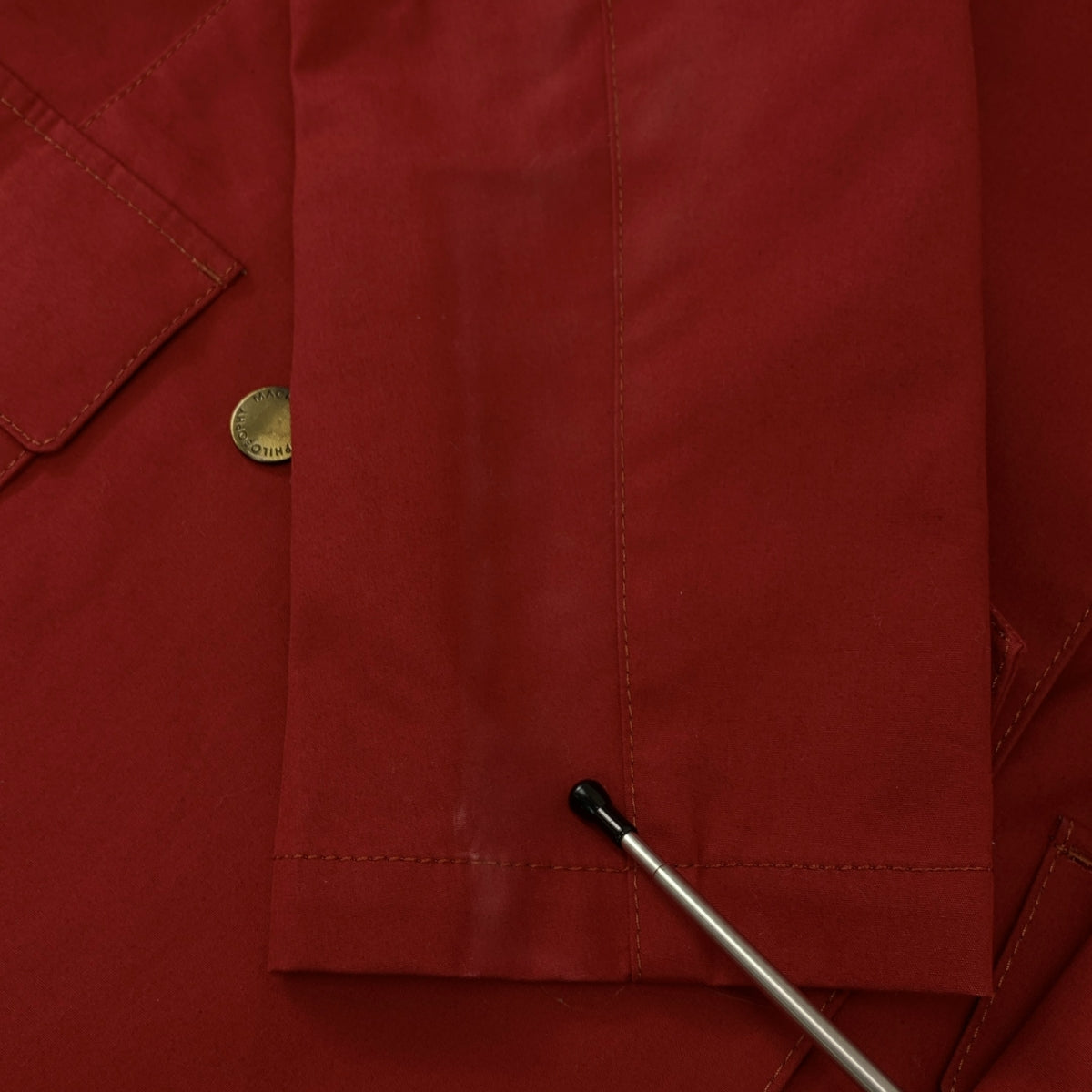 MACKINTOSH PHILOSOPHY / マッキントッシュフィロソフィー | コットン ボンディング ラウンドカラー ダブル コート | 36 | レディース