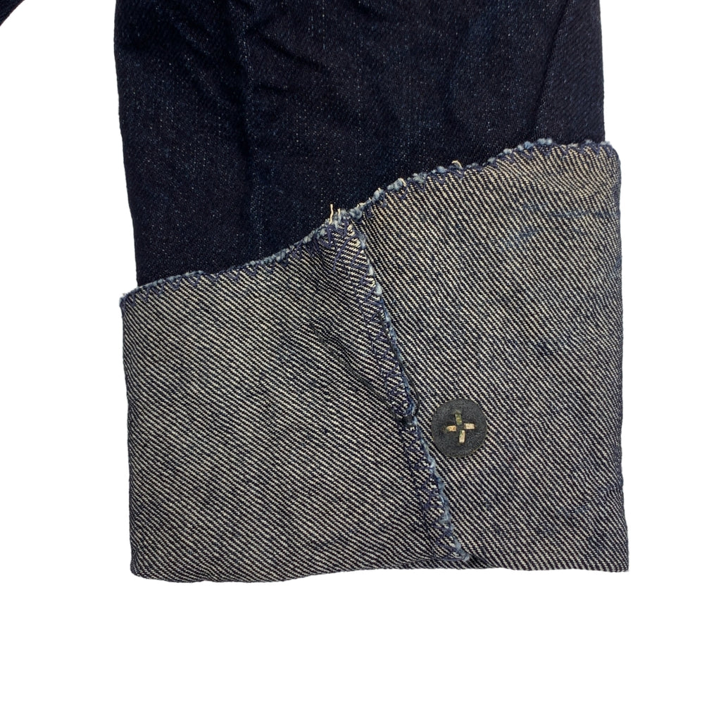 m.a+ / M.A.Cross | 垂褶前鉤赤耳牛仔褲 |