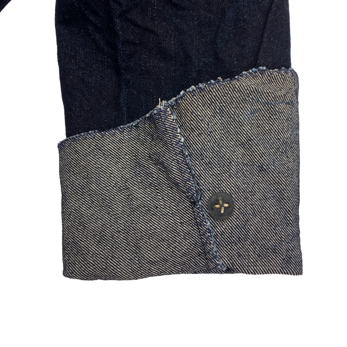 m.a+ / M.A.Cross | 垂褶前鉤赤耳牛仔褲 |