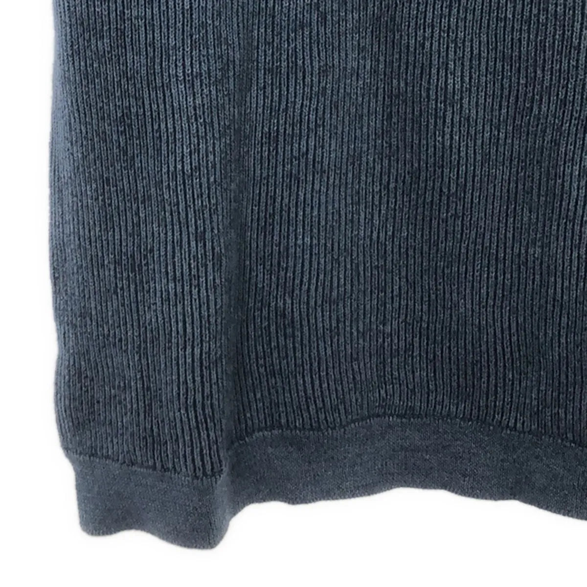 MidiUmi |羅紋針織側開衩連身裙 |藍色 |女性的