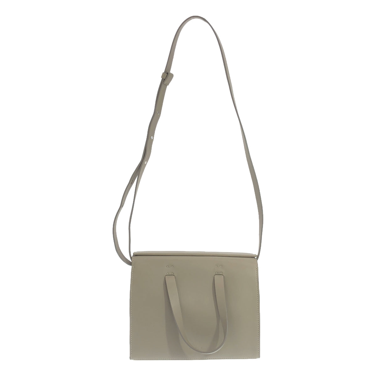 AESTHER EKME | MINI BARREL / 2-way leather mini handbag with shoulder strap |