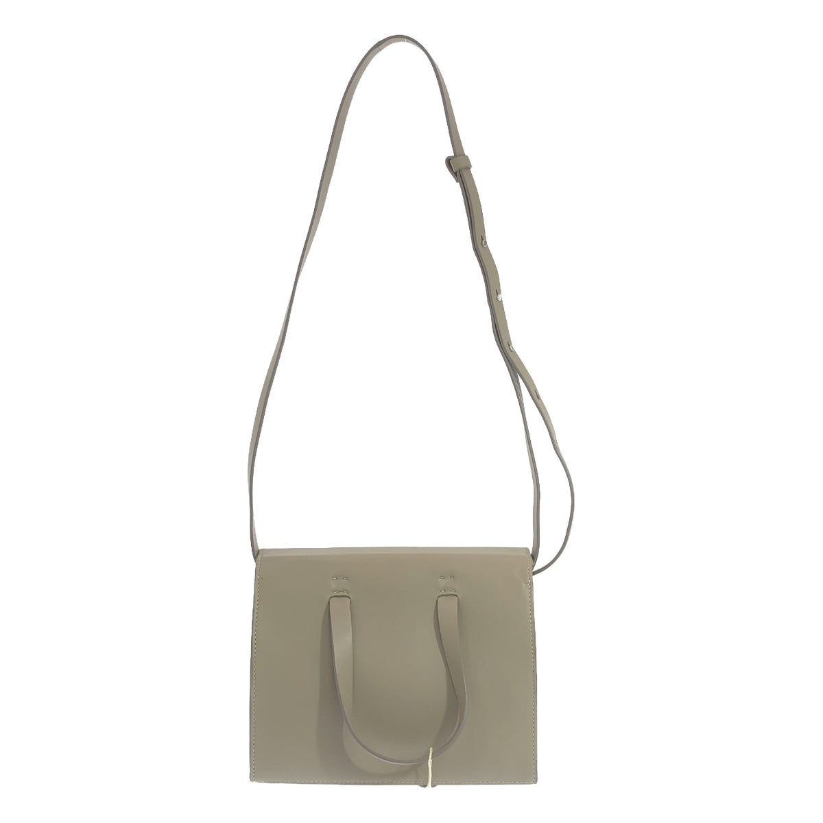 AESTHER EKME | MINI BARREL / 2-way leather mini handbag with shoulder strap |