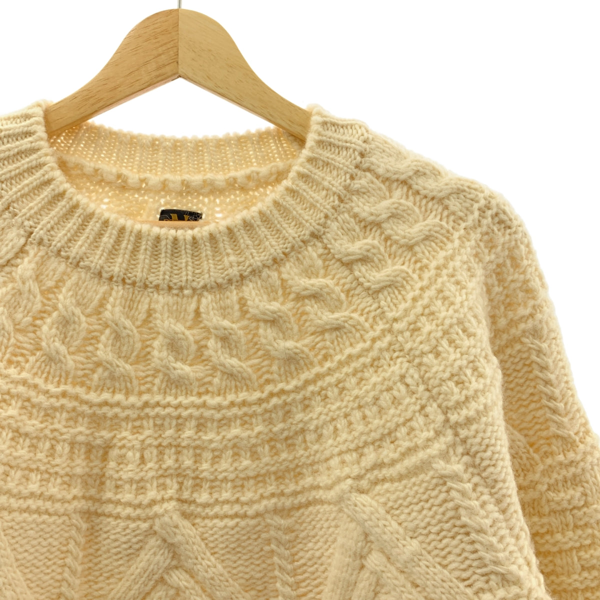 美品】 BATONER / バトナー | SPREAD ARAN CREW NECK ウール