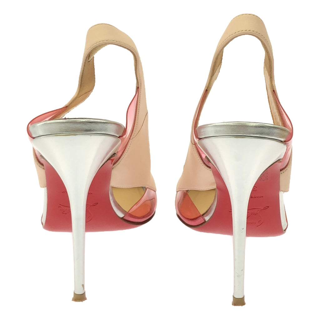 Christian Louboutin / クリスチャンルブタン | レザー ポインテッドトゥ ヒール パンプス | 37 1/2 | マルチカラー | レディース