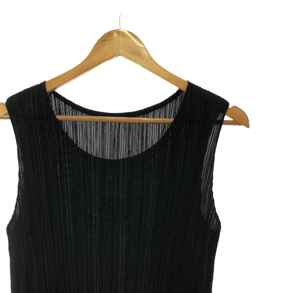 PLEATS PLEASE ISSEY MIYAKE | Pleated crew neck dress | 4 | Black | Women's