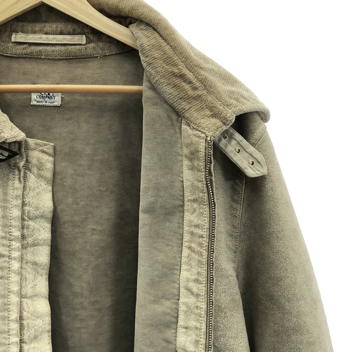 CP COMPANY | 90 年代復古鼴鼠皮外套 | 48 碼 | 米色 | 男款