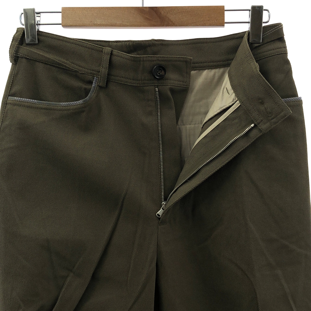 Kiko Kostadinov | 2024 秋冬 | OHNE K-DART TROUSER 聚酯羊毛垂墜喇叭褲 | 尺寸 44 | 男款