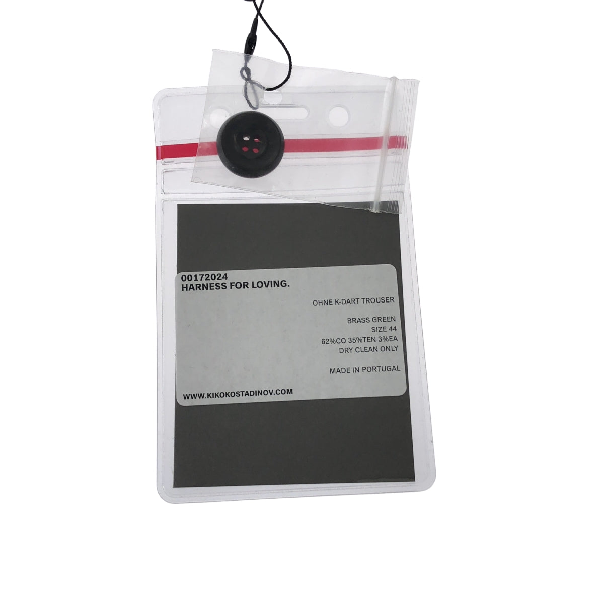 【新品】  Kiko Kostadinov / キココスタディノフ | 2024AW | OHNE K-DART TROUSER ポリエステル ウール 立体裁断 フレア トラウザー パンツ | 44 | BRASS GREEN / ブラスグリーン | メンズ