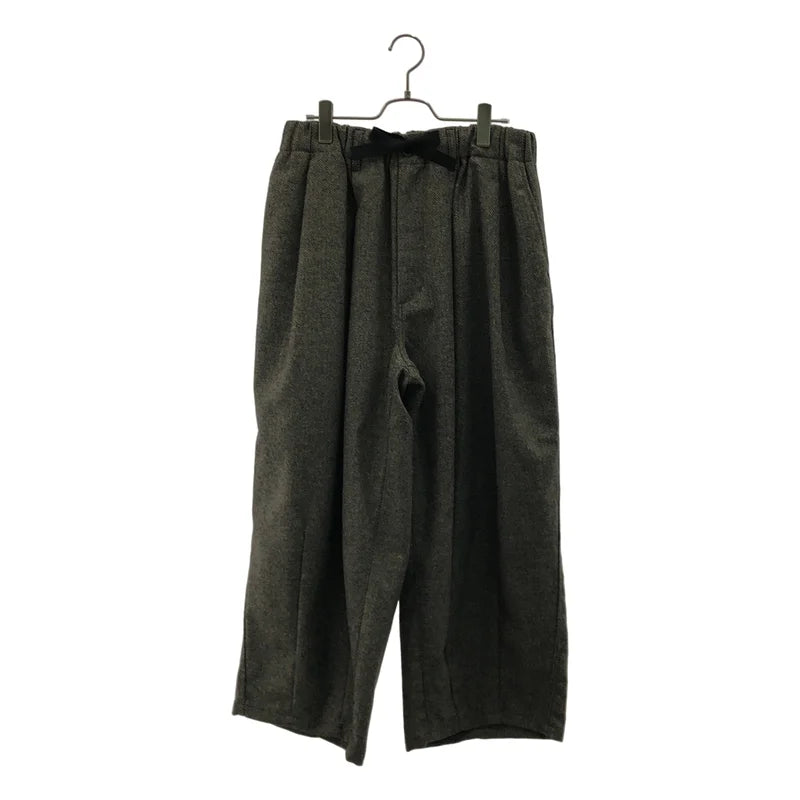 is-ness / イズネス | BALLOON EZ PANTS ヘリンボーン バルーン イージーパンツ | F | メンズ