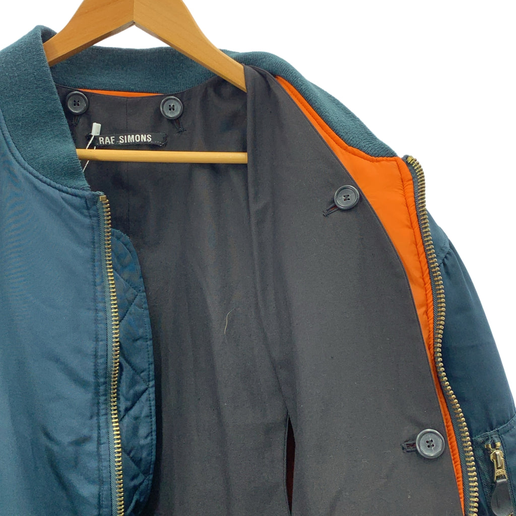 RAF SIMONS / ラフシモンズ | 2001AW | Riot期 ライナードッキング レイヤード MA-1 ボンバージャケット | OS | メンズ