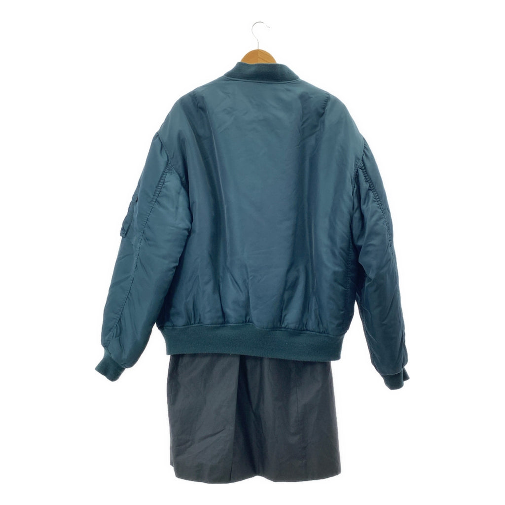 RAF SIMONS / ラフシモンズ | 2001AW | Riot期 ライナードッキング レイヤード MA-1 ボンバージャケット | OS | メンズ