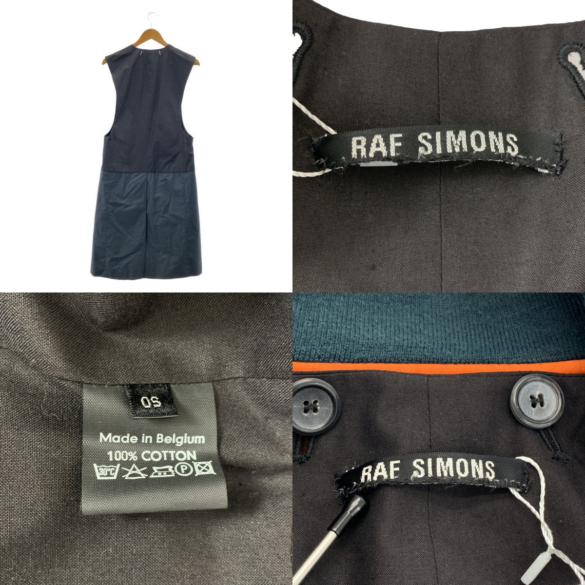 RAF SIMONS / ラフシモンズ | 2001AW | Riot期 ライナードッキング レイヤード MA-1 ボンバージャケット | OS | メンズ