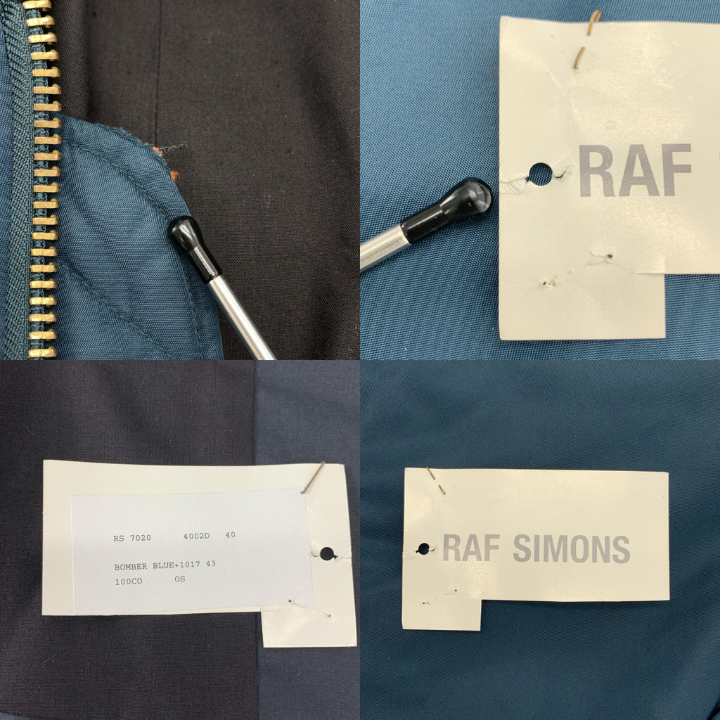 RAF SIMONS / ラフシモンズ | 2001AW | Riot期 ライナードッキング レイヤード MA-1 ボンバージャケット | OS | メンズ