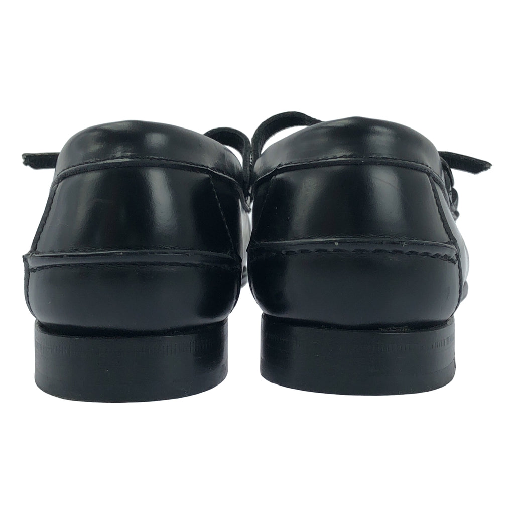 HEREU / ヘレウ | T-bar Maqueda  Loafer / レザー 編み込み ストラップ ローファー 革靴 | 37 | ブラック | レディース