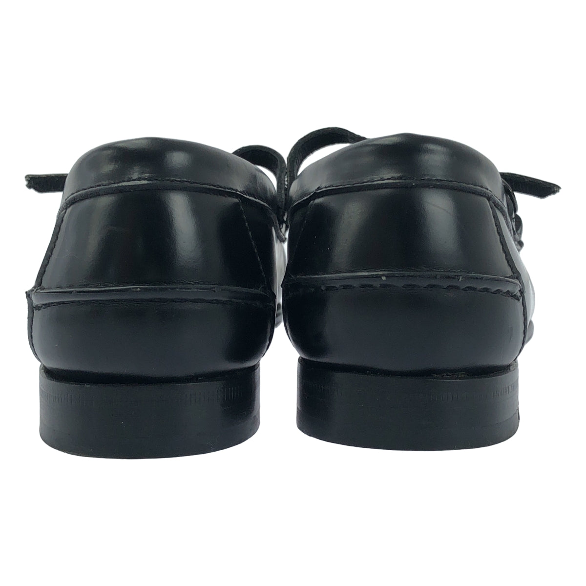 HEREU / ヘレウ | T-bar Maqueda  Loafer / レザー 編み込み ストラップ ローファー 革靴 | 37 | ブラック | レディース