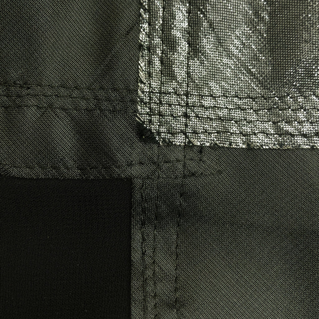 [品相良好] JUNYA WATANABE COMME des GARCONS / 渡邊淳彌 | 2021SS | 聚酯混合材質拼布襯衫裙 | S | 黑色 | 女款