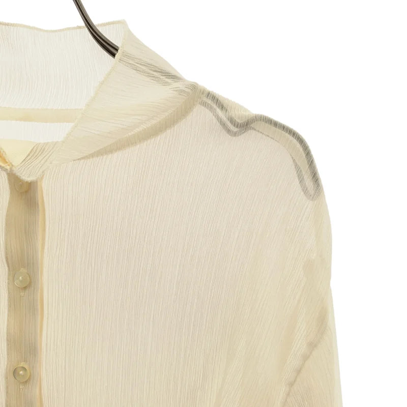 UNITED TOKYO / ユナイテッドトウキョウ | クレープシアー フロントタック カーディガン | F | レディース