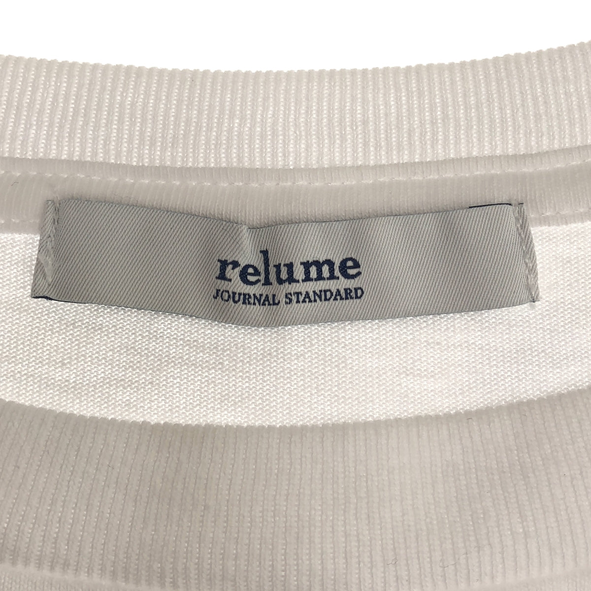 JOURNAL STANDARD relume | 2024SS | Embroidered logo French TEE | F | Women's