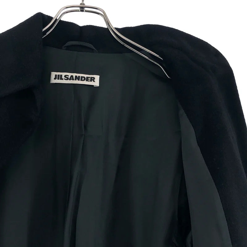 JIL SANDER / ジルサンダー | ウール ステンカラー ロングコート | 34 | レディース