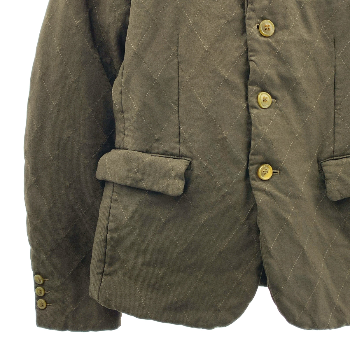 COMME des GARCONS COMME des GARCONS / コムコム | 2014AW | ポリエステル縮絨 キルティング ジャケット | XS | レディース