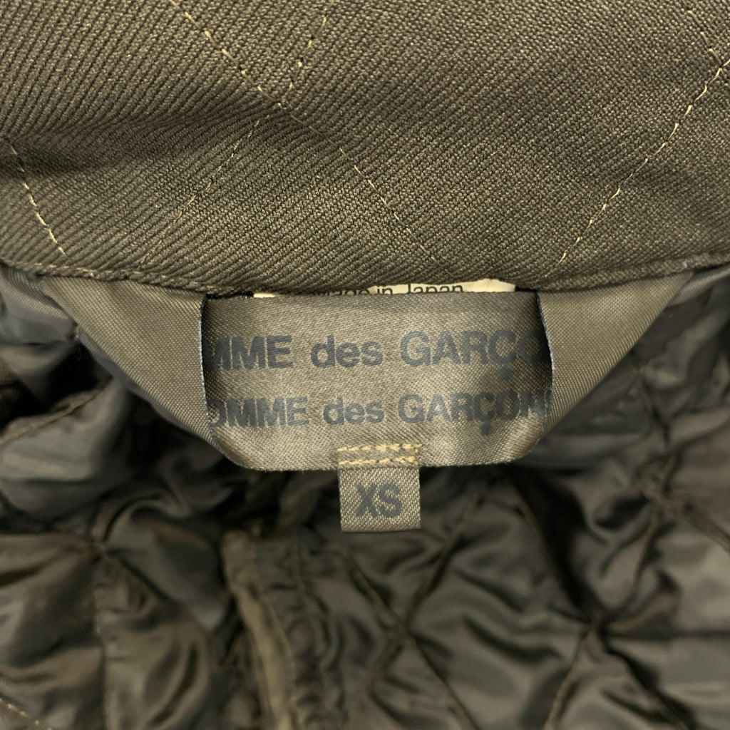 COMME des GARCONS COMME des GARCONS / コムコム | 2014AW | ポリエステル縮絨 キルティング ジャケット | XS | レディース