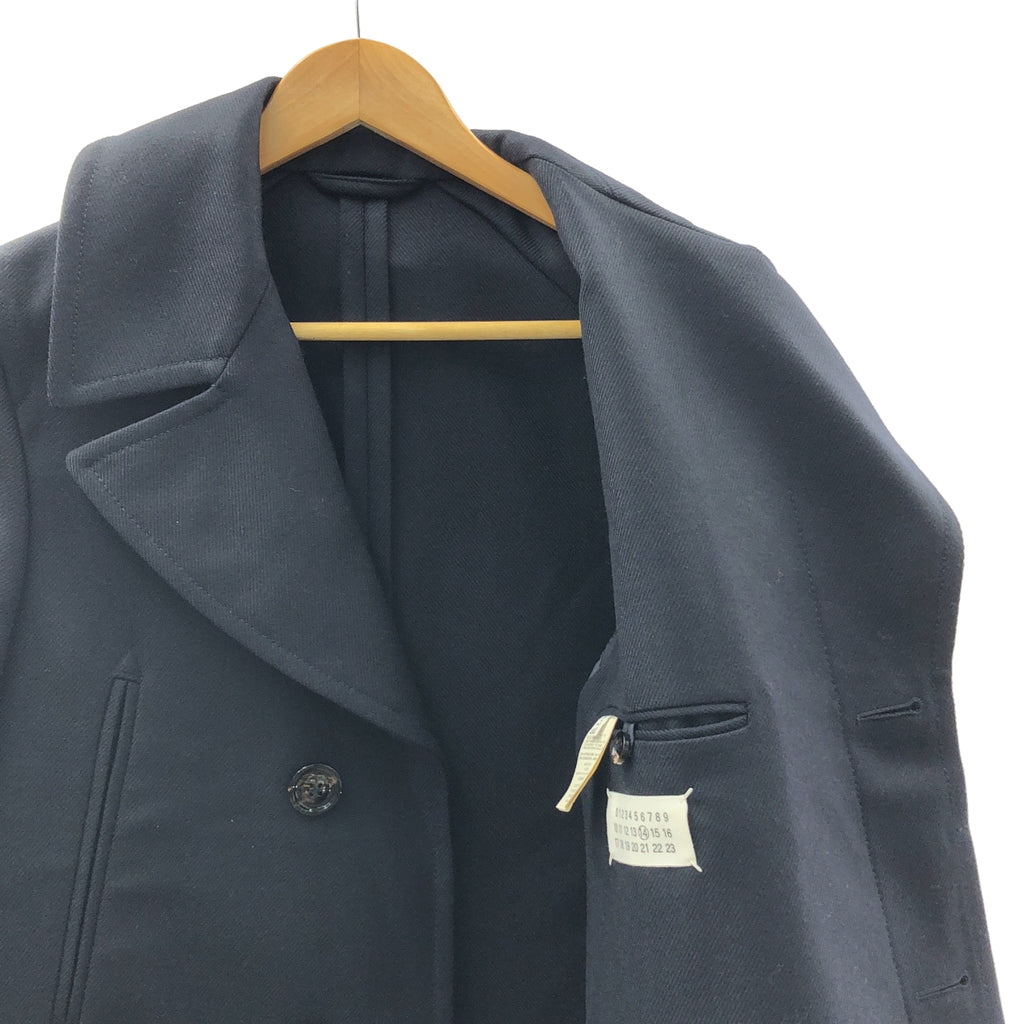 Maison Martin Margiela / メゾンマルタンマルジェラ | 2011AW | ウール シングル ピーコート | 44 | ネイビー | メンズ