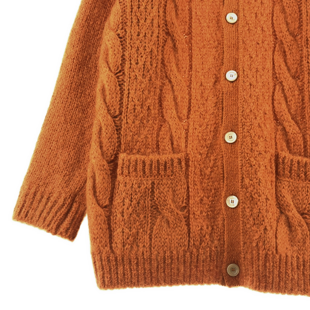 GUCCI / グッチ | モヘヤ ウール ケーブルニット カーディガン | L | メンズ