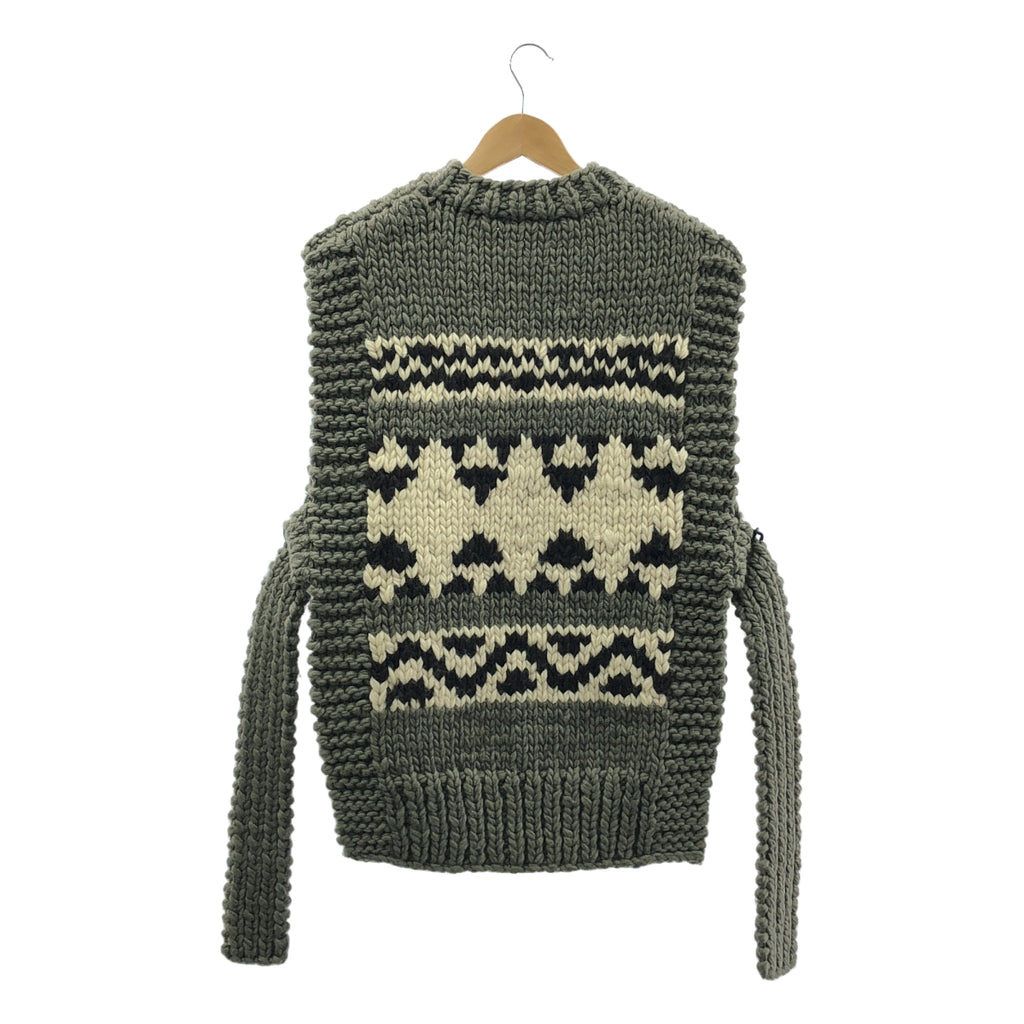HYKE / 하이크 | COWICHAN SWEATER VEST 카우틴 니트 베스트 | 1 | 여성