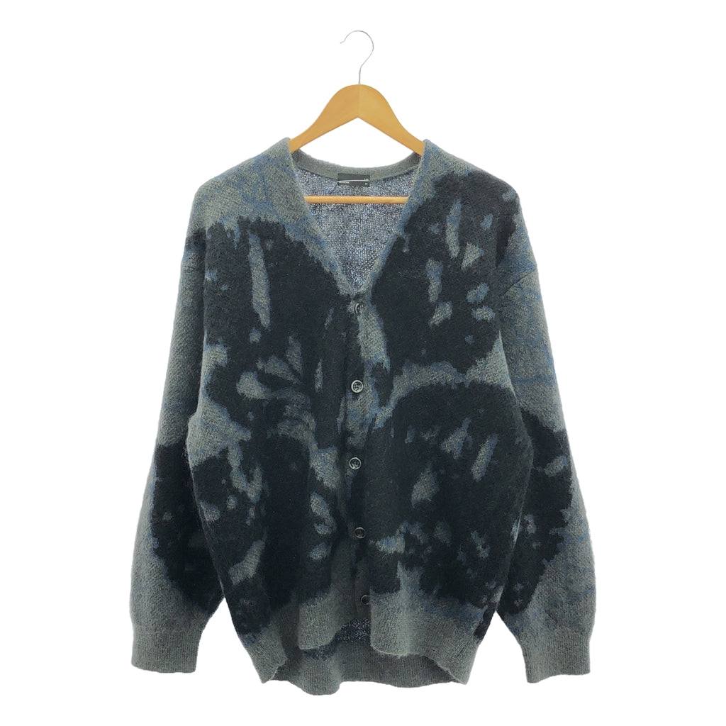 LAD MUSICIAN / ラッドミュージシャン | 2021AW | LONG CARDIGAN MOHAIR WJQ KNIT LEAF モヘヤニット ロング カーディガン | 44 | マルチカラー | メンズ