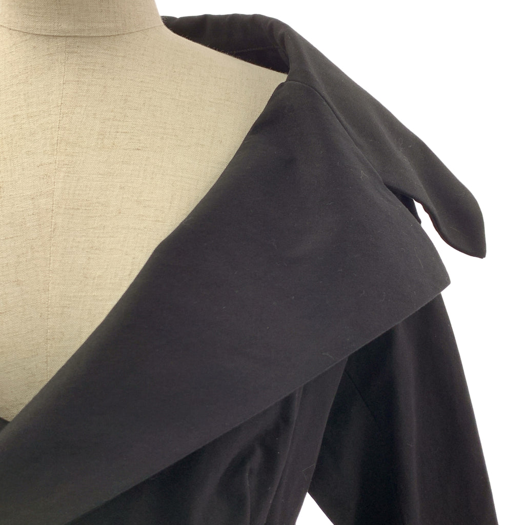 山本耀司 FEMME | 2003 春夏系列 | 高領裹身洋裝/毛邊長裙/外套 | 1 | 女裝