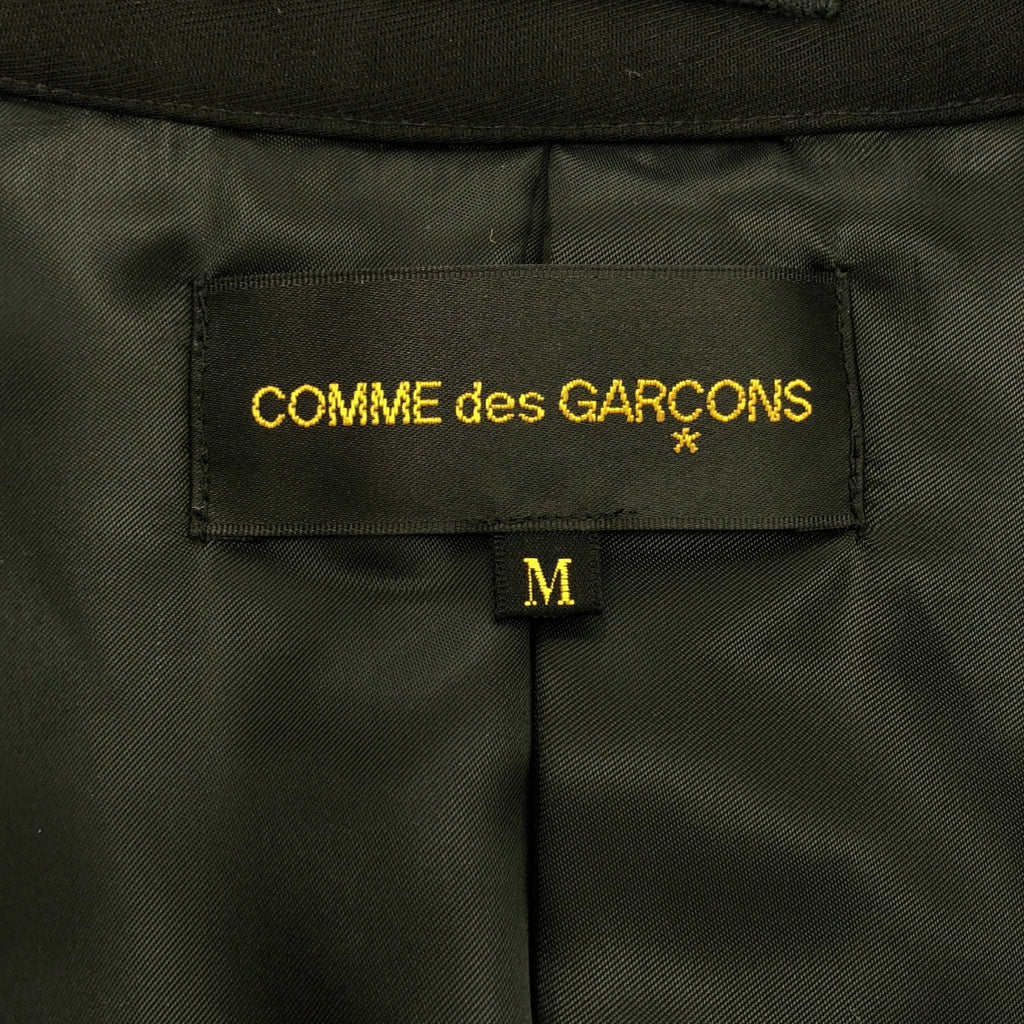 COMME des GARCONS | 2005AW |不同材質切換蕾絲裝飾單外套 / 全襯裡 | M |黑色 |女性的