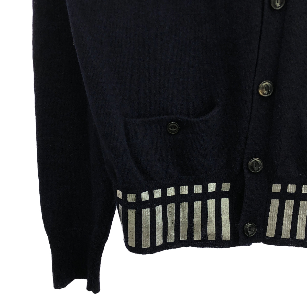 kolor / kolor |羊毛V領開襟衫 | 1 |海軍 |男士