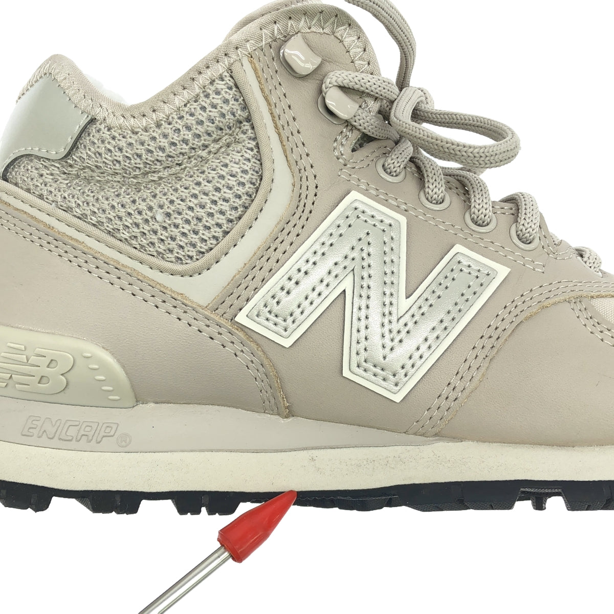 New Balance | WH574MD2 Lace-up Sneakers | Size 25 | Beige | Women's