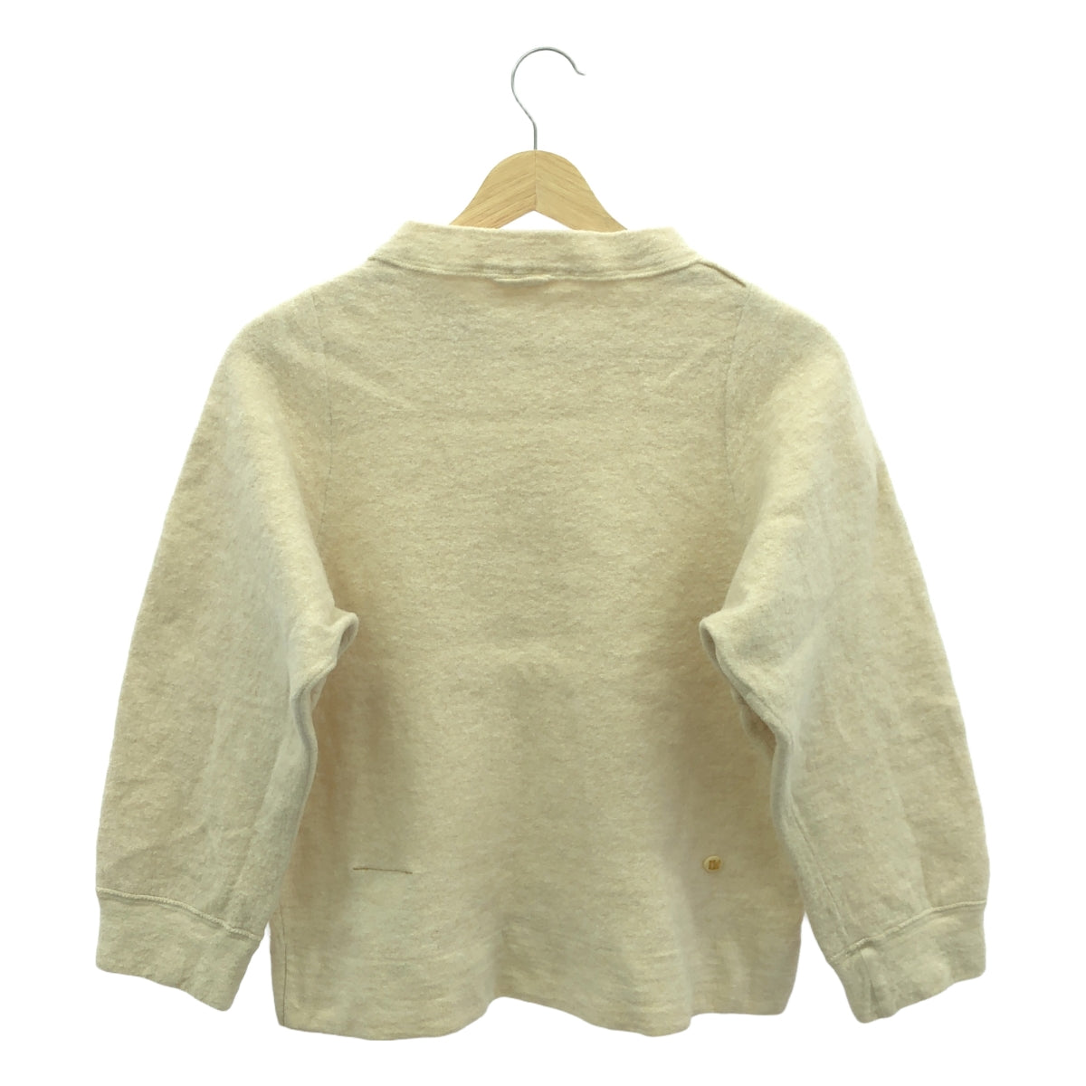 45r / Forty-Five R | 飄逸縮水泡泡袖T卹 | 米色 | 女款