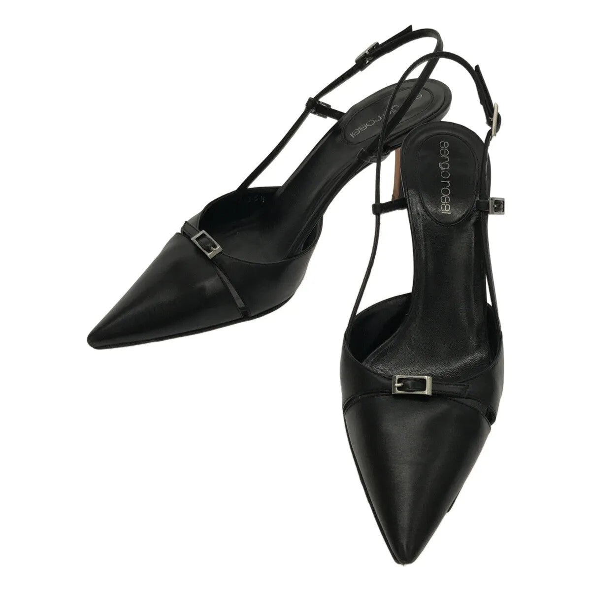 sergio rossi / セルジオロッシ | ベルトデザイン ハイヒールサンダル | 35 1/2 | レディース