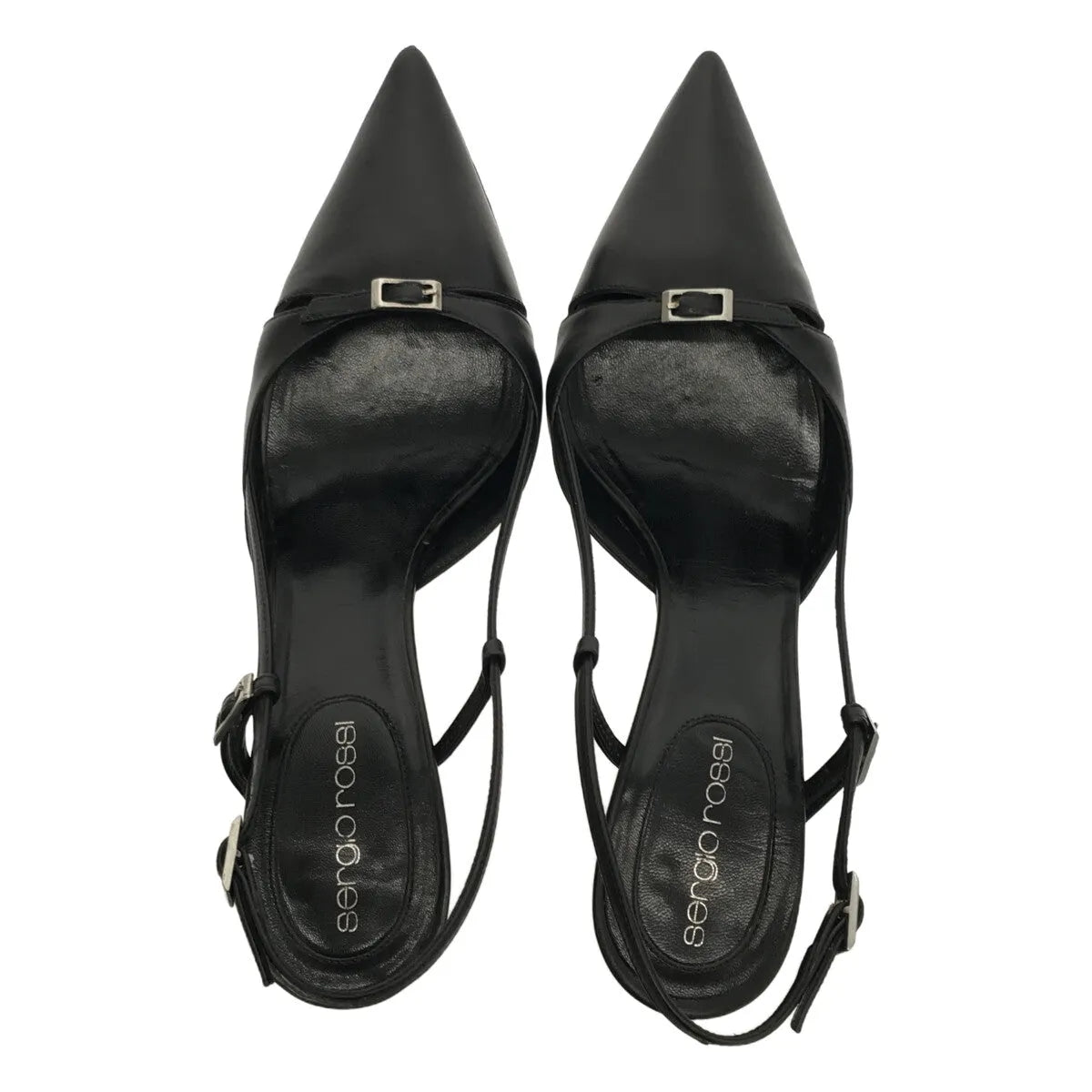 sergio rossi / セルジオロッシ | ベルトデザイン ハイヒールサンダル | 35 1/2 | レディース