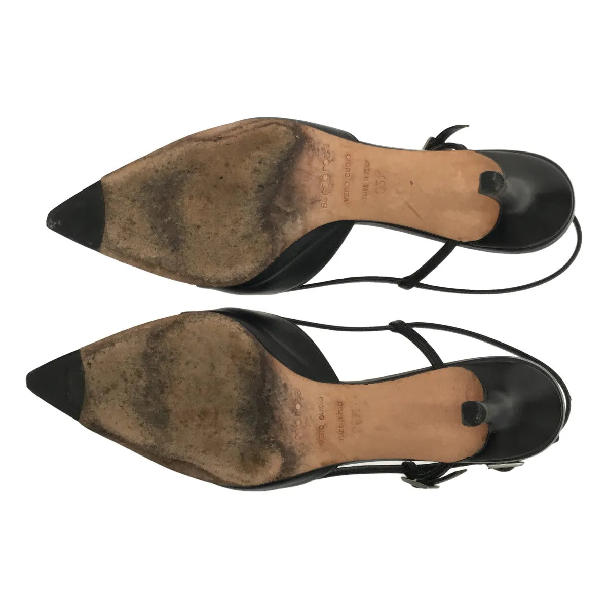 sergio rossi / セルジオロッシ | ベルトデザイン ハイヒールサンダル | 35 1/2 | レディース