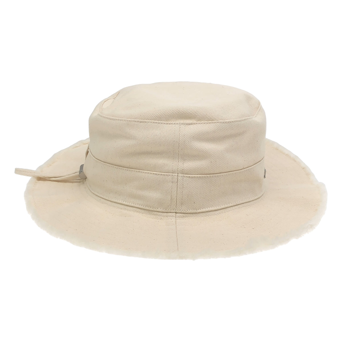 【美品】JACQUEMUS バケットハット ホワイト 58 ※実物写真あり 美品】 JACQUEMUS / ジャックムス | カットオフ バケットハット | 58