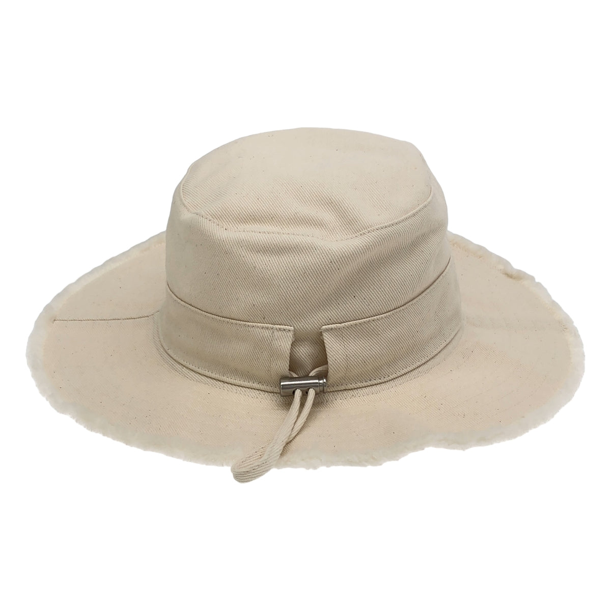 【美品】JACQUEMUS バケットハット ホワイト 58 ※実物写真あり 美品】 JACQUEMUS / ジャックムス | カットオフ バケットハット | 58