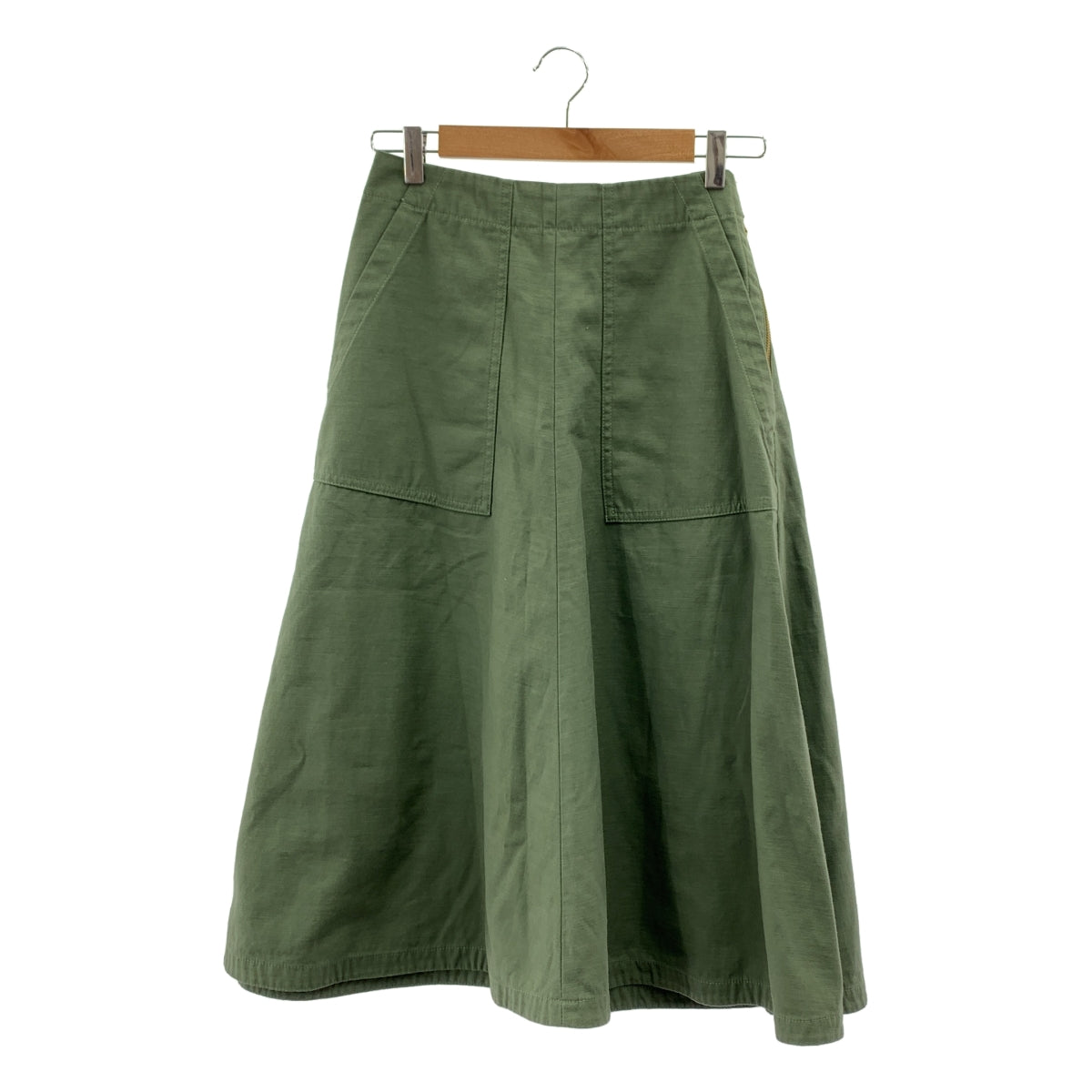 MADISON BLUE / マディソンブルー | FATIGUE FLARE SK L.oz BS ミリタリー フレア スカート | 02(M) | レディース