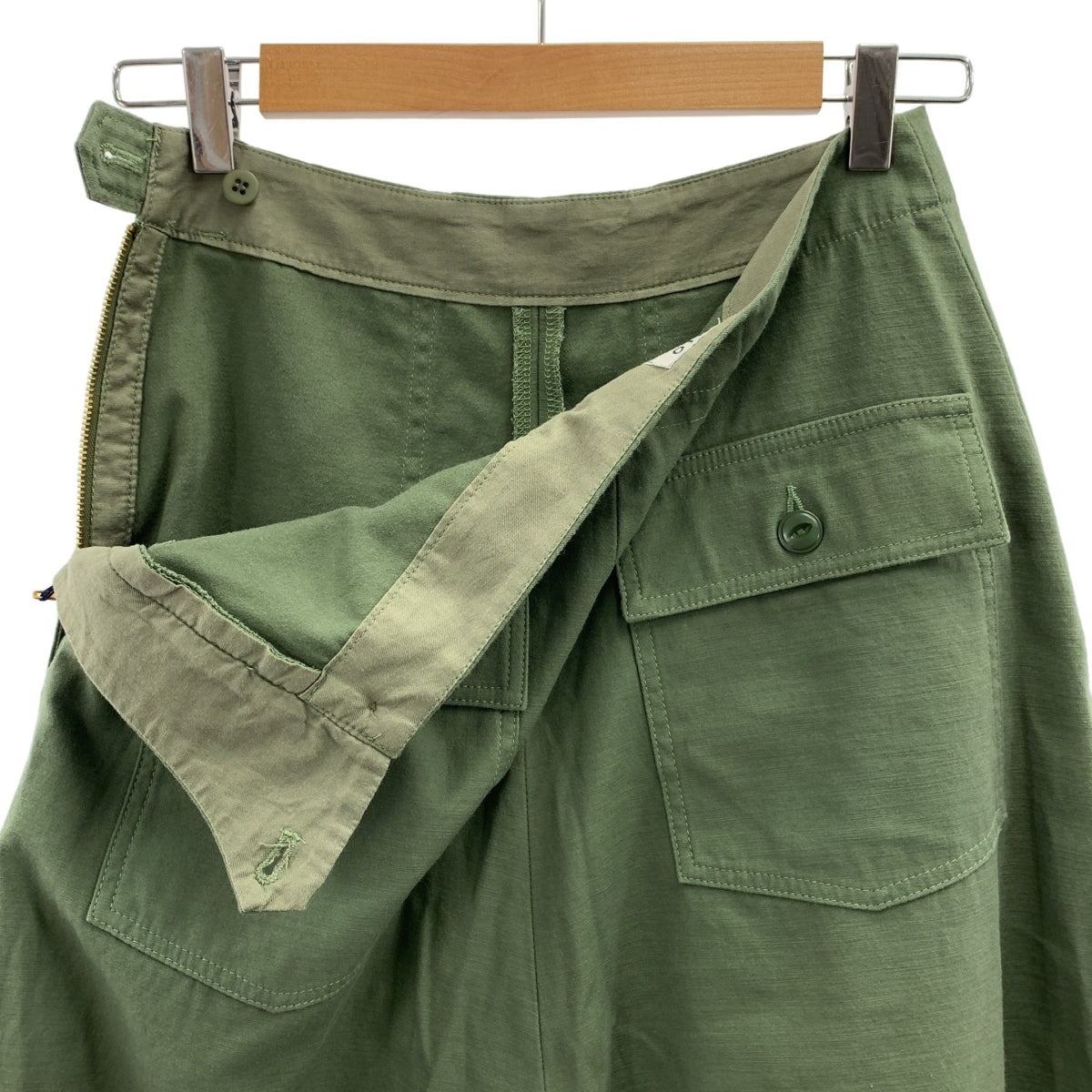 MADISON BLUE / 매디슨 블루 | FATIGUE FLARE SK L.oz BS 밀리터리 플레어 스커트 | 02(M) |