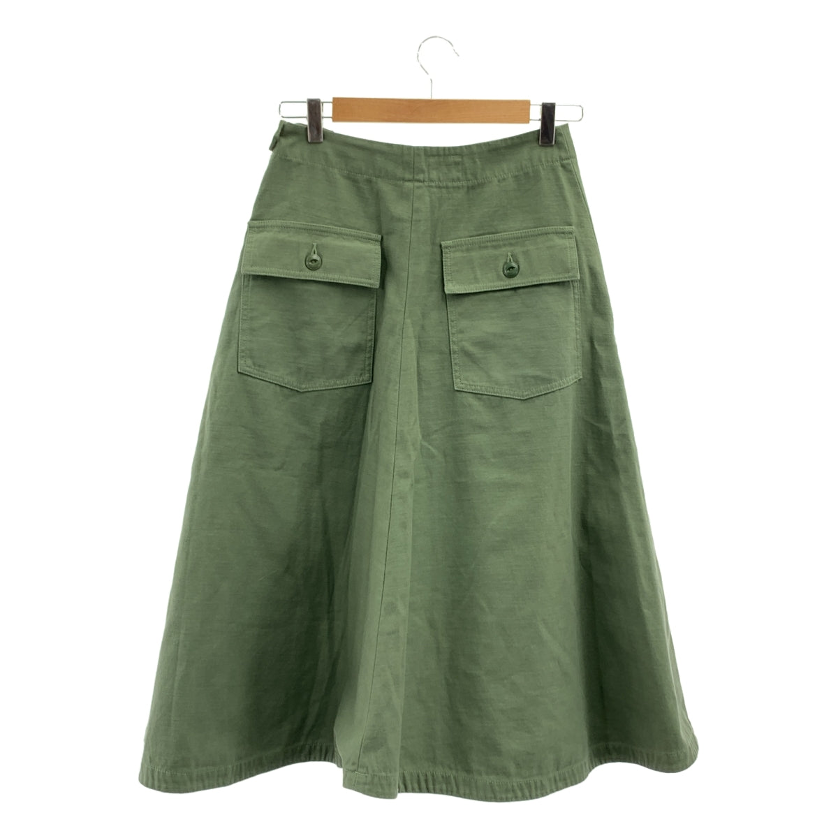 MADISON BLUE / マディソンブルー | FATIGUE FLARE SK L.oz BS ミリタリー フレア スカート | 02(M) | レディース