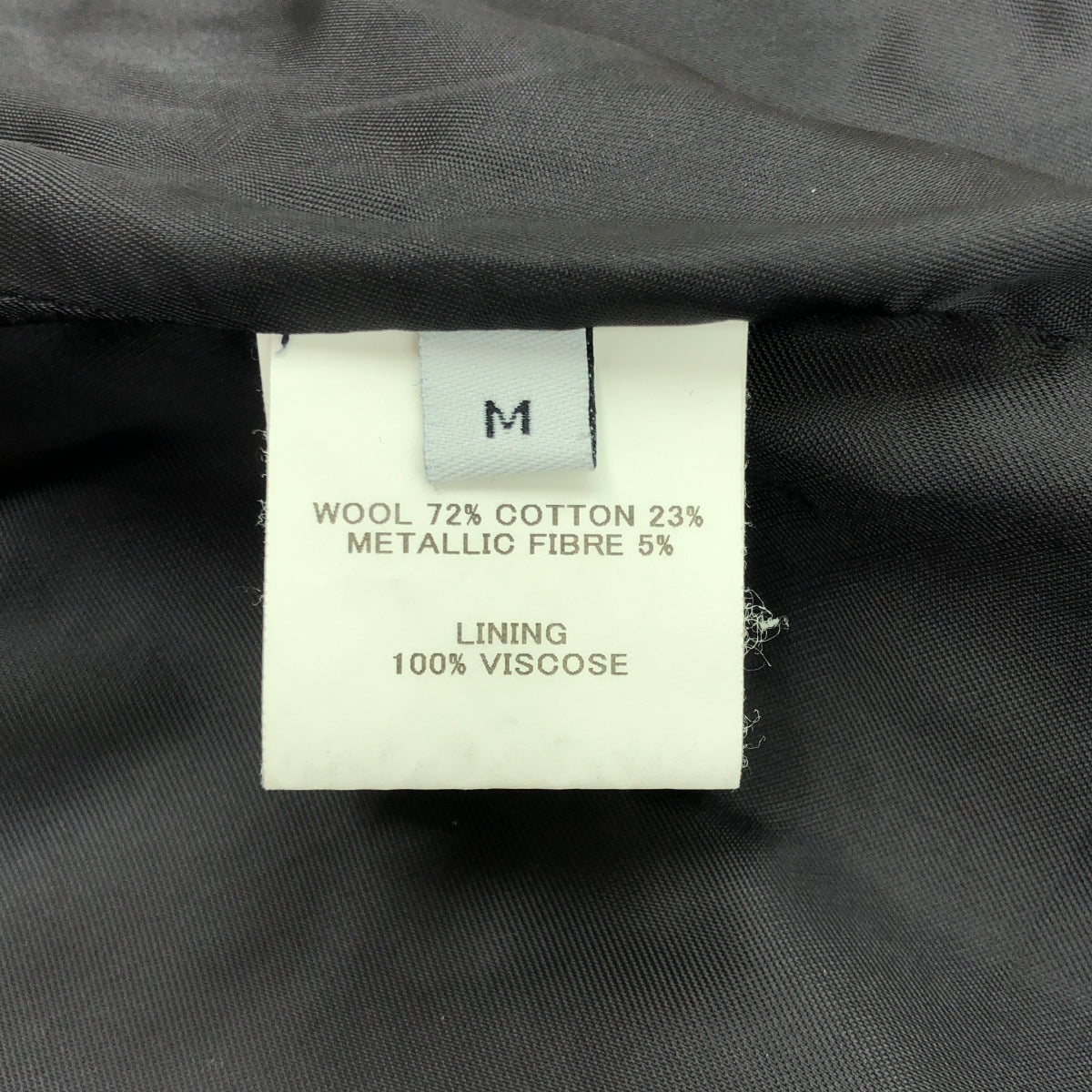 ECOLE DE CURIOSITES / エコール・ド・キュリオジテ | ウールコットンストライプジャケット | M | ネイビー | レディース