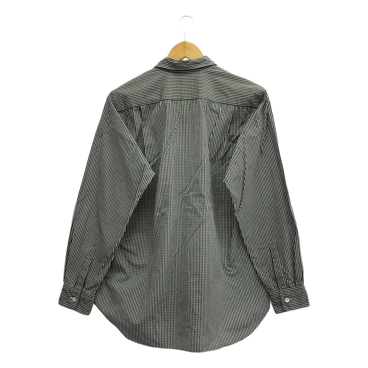 COMME des GARCONS HOMME | 2008春夏 |前貼有格紋棉質襯衫 | SS |黑白|男士
